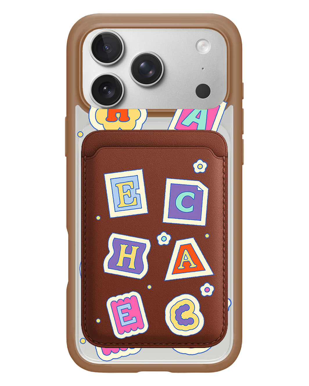 iPhone Magnetic Wallet Case - Adorable Monogram 3.0