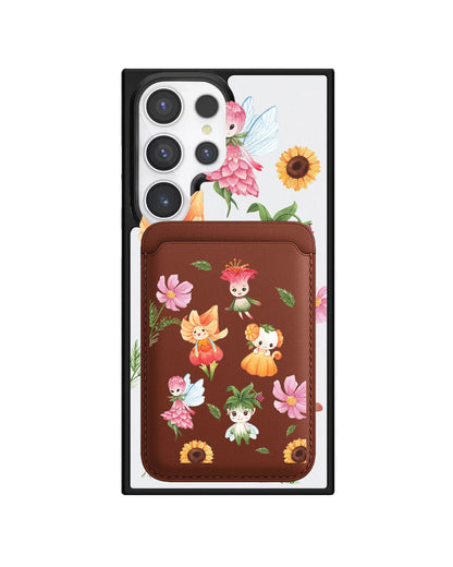 Android Magnetic Wallet Case - Magical Garden