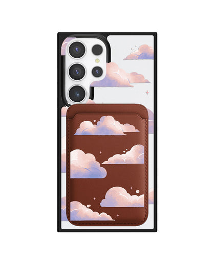 Android Magnetic Wallet Case - Pastel Clouds
