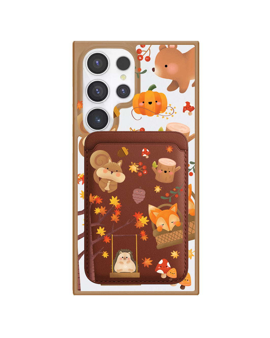 Android Magnetic Wallet Case - Autumn