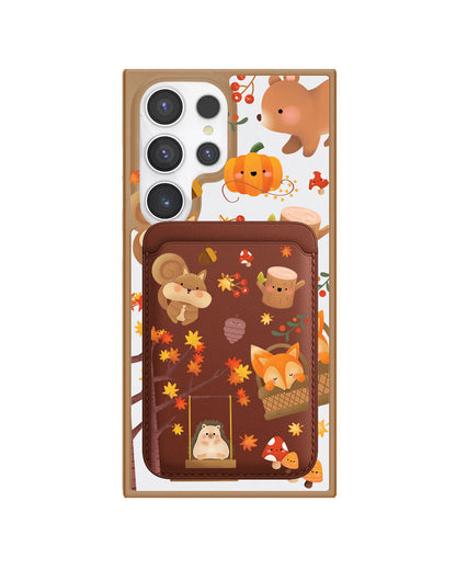 Android Magnetic Wallet Case - Autumn
