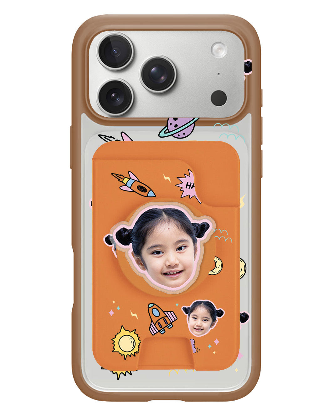 iPhone Magpop Wallet - Face Grid Space