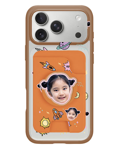 iPhone Magpop Wallet - Face Grid Space