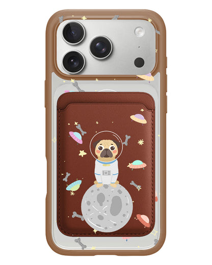 iPhone Magnetic Wallet Case - Pugstronauts