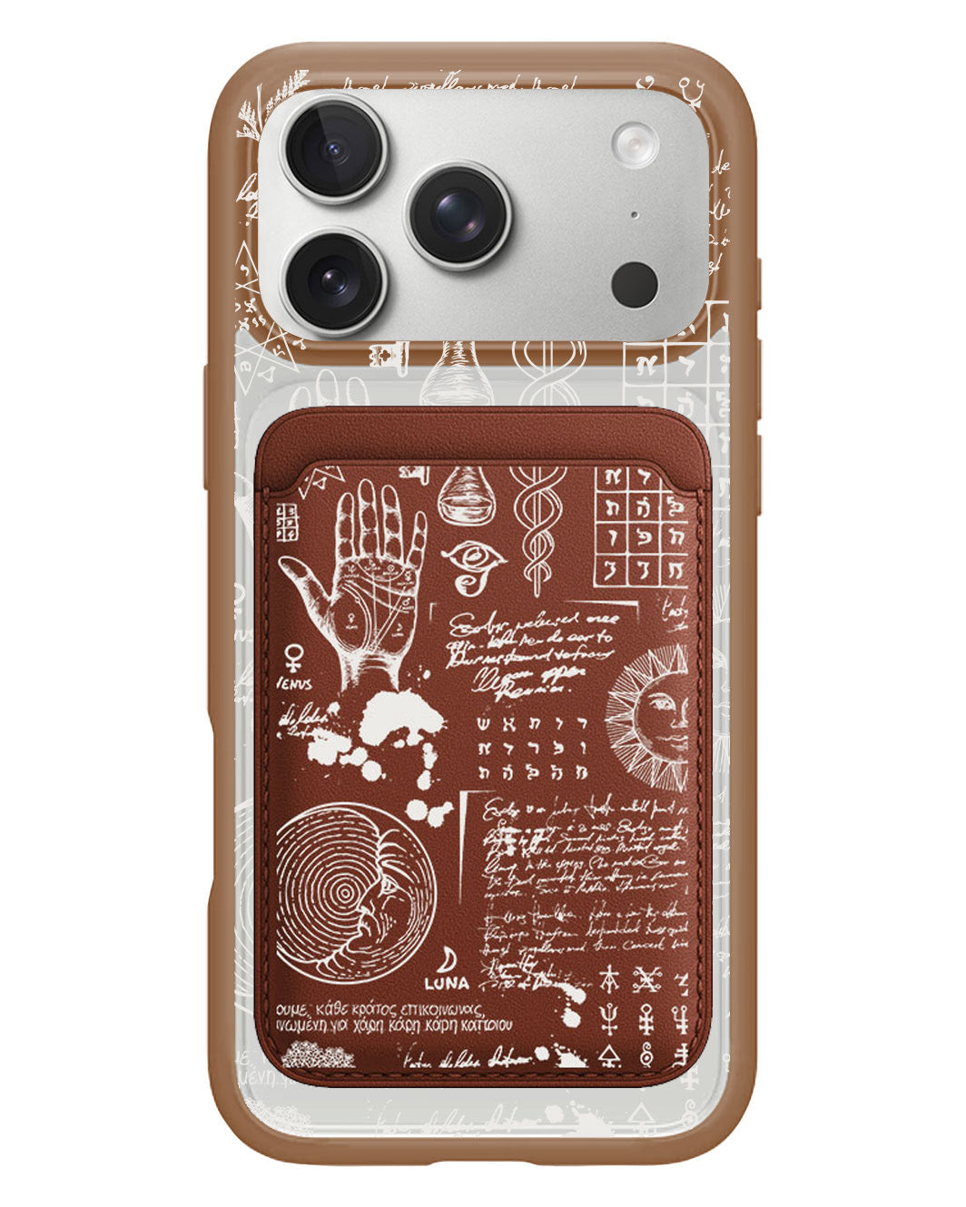 iPhone Magnetic Wallet Case - Alchemy