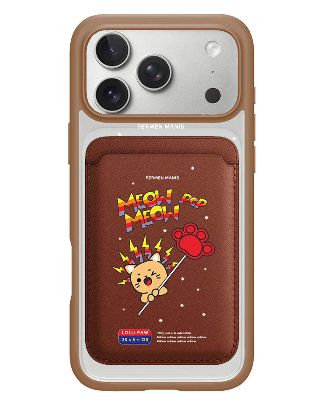 iPhone Magnetic Wallet Case - Meow Pop 2.0