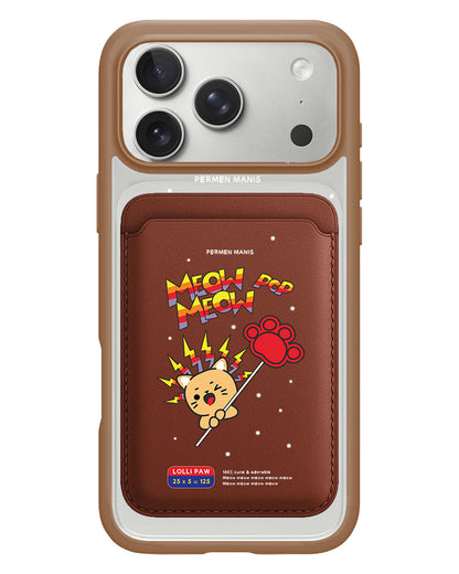 iPhone Magnetic Wallet Case - Meow Pop 2.0