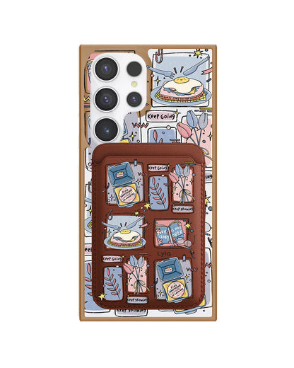 Android Magnetic Wallet Case - Grow (Sunnysidearteu)