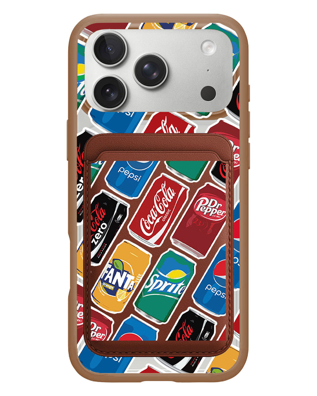 iPhone Magnetic Wallet Case - Soda pop