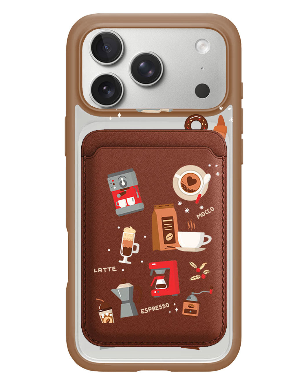 iPhone Magnetic Wallet Case - Barista