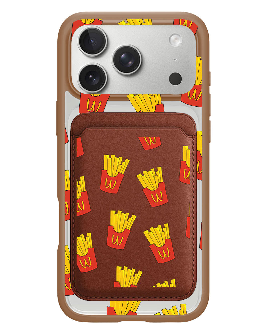 iPhone Magnetic Wallet Case - Fries