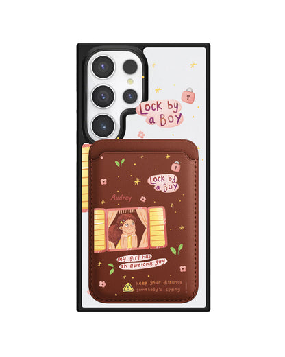 Android Magnetic Wallet Case - Crush Girl