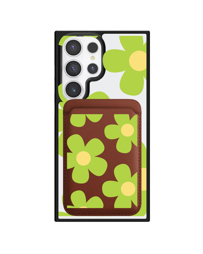 Android Magnetic Wallet Case - Daisy Bloom