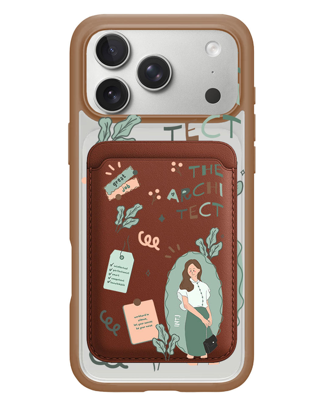 iPhone Magnetic Wallet Case - INTJ