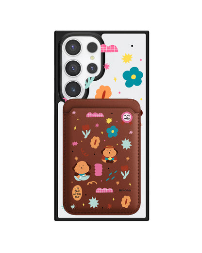 Android Magnetic Wallet Case - Selflove Garden
