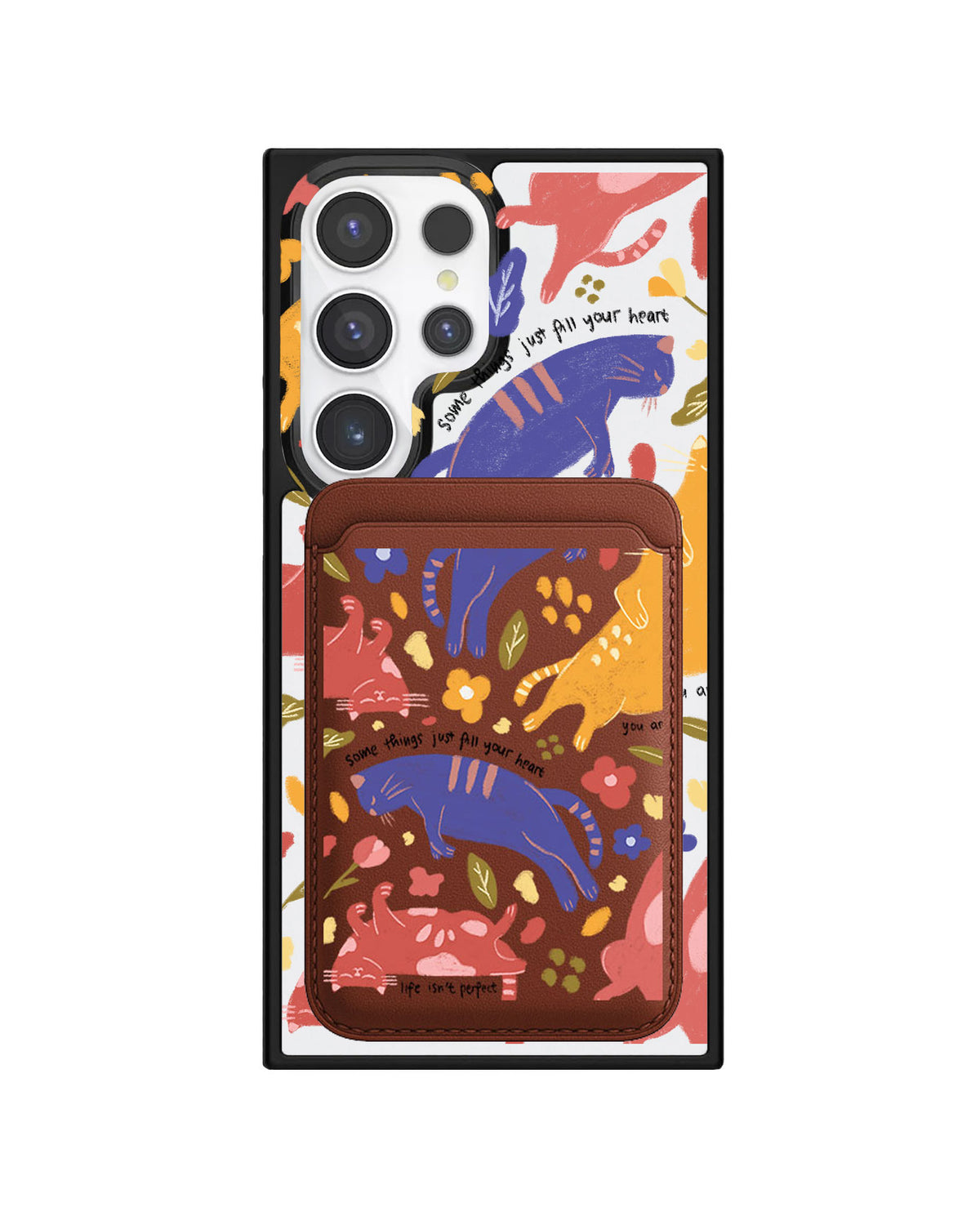 Android Magnetic Wallet Case - Pet Lovers