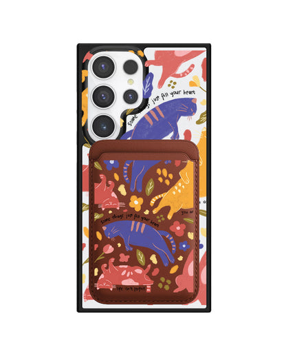 Android Magnetic Wallet Case - Pet Lovers