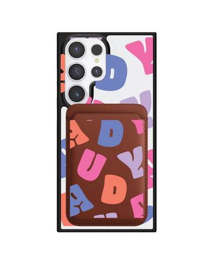 Android Magnetic Wallet Case - Chubby Monogram