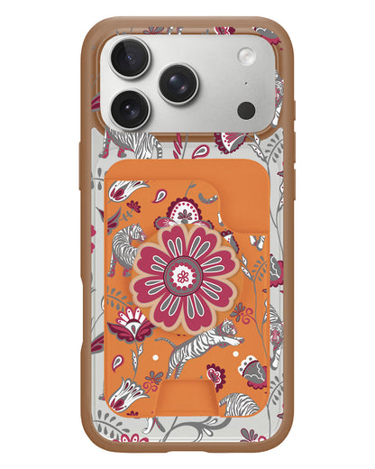 iPhone Magpop Wallet - Tiger & Floral 6.0