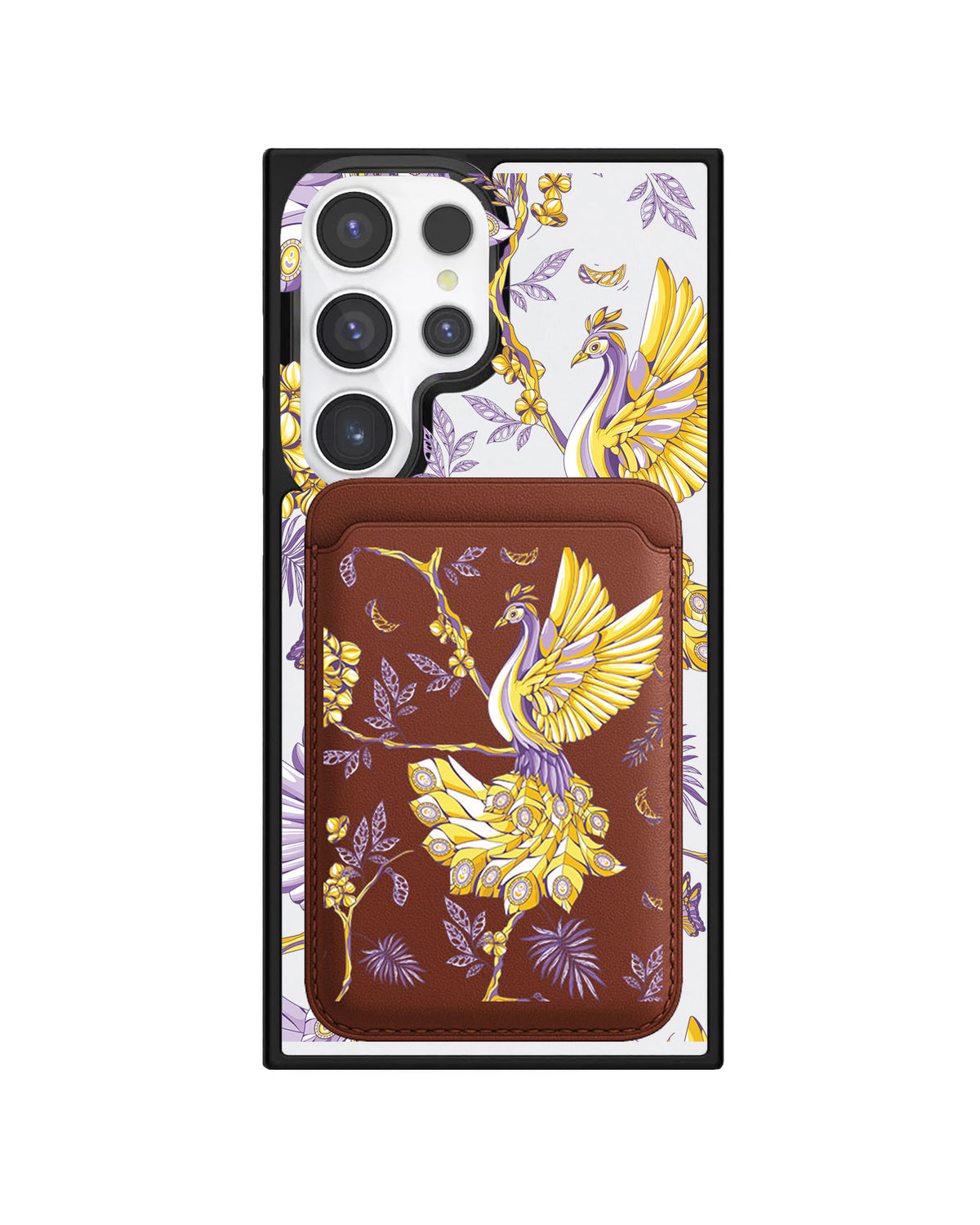 Android Magnetic Wallet Case - Peacock 3.0