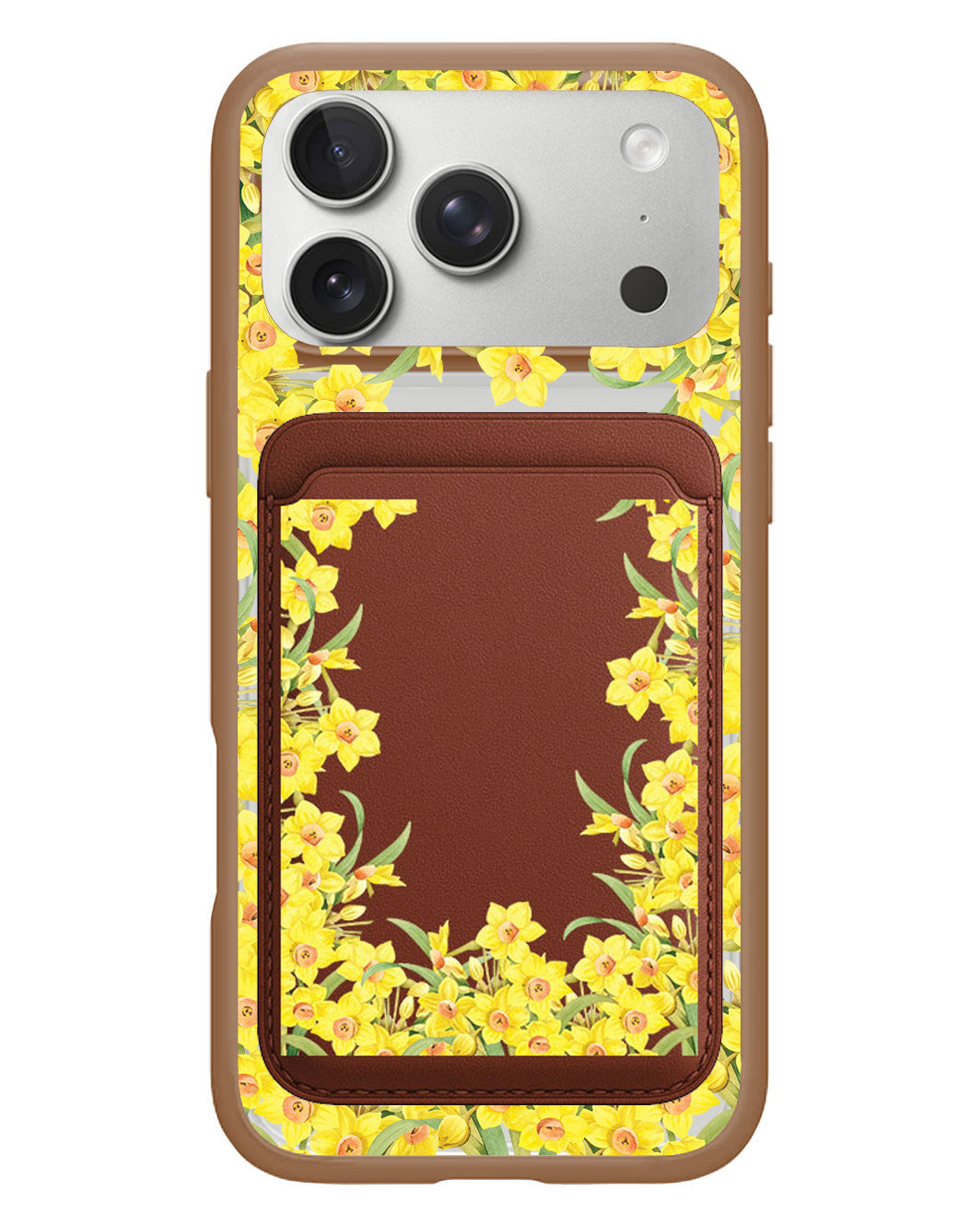 iPhone Magnetic Wallet Case - March Daffodil