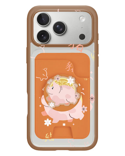 iPhone Magpop Wallet - Shio Pig