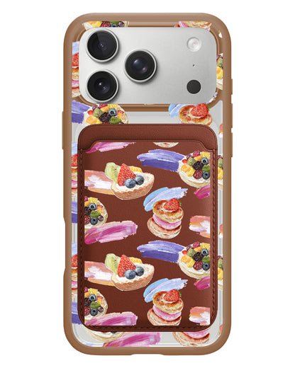 iPhone Magnetic Wallet Case - Fruit Pie