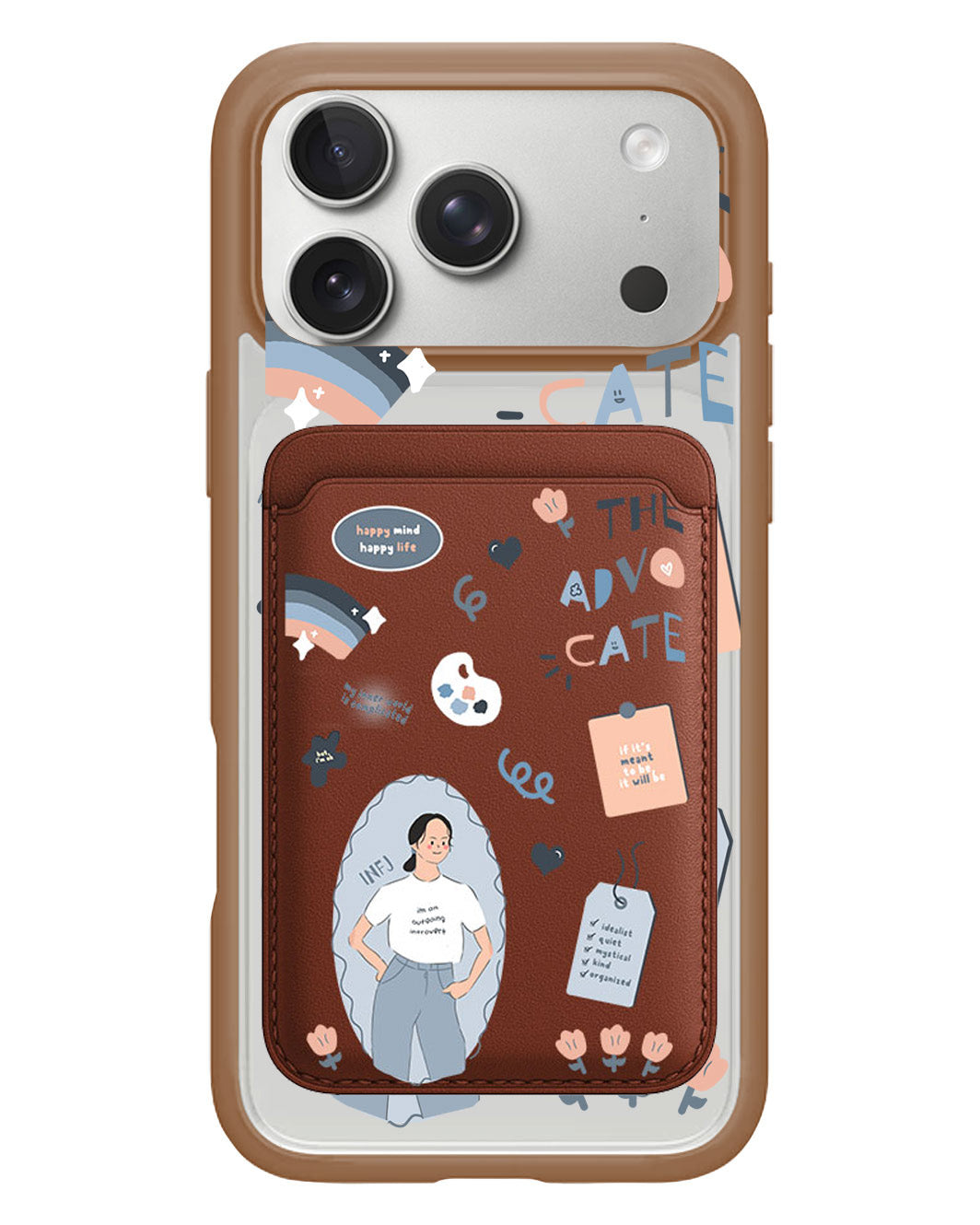 iPhone Magnetic Wallet Case - INFJ