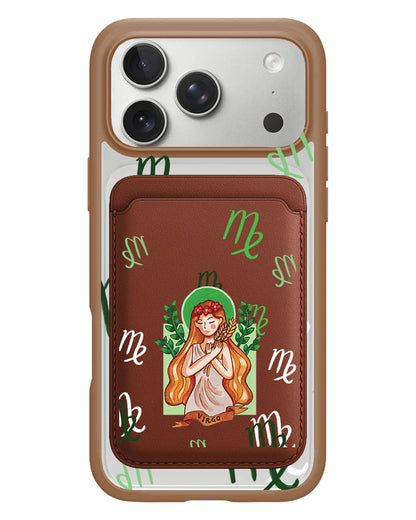 iPhone Magnetic Wallet Case - Virgo