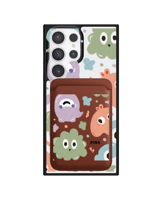 Android Magnetic Wallet Case - Cute Monster 2