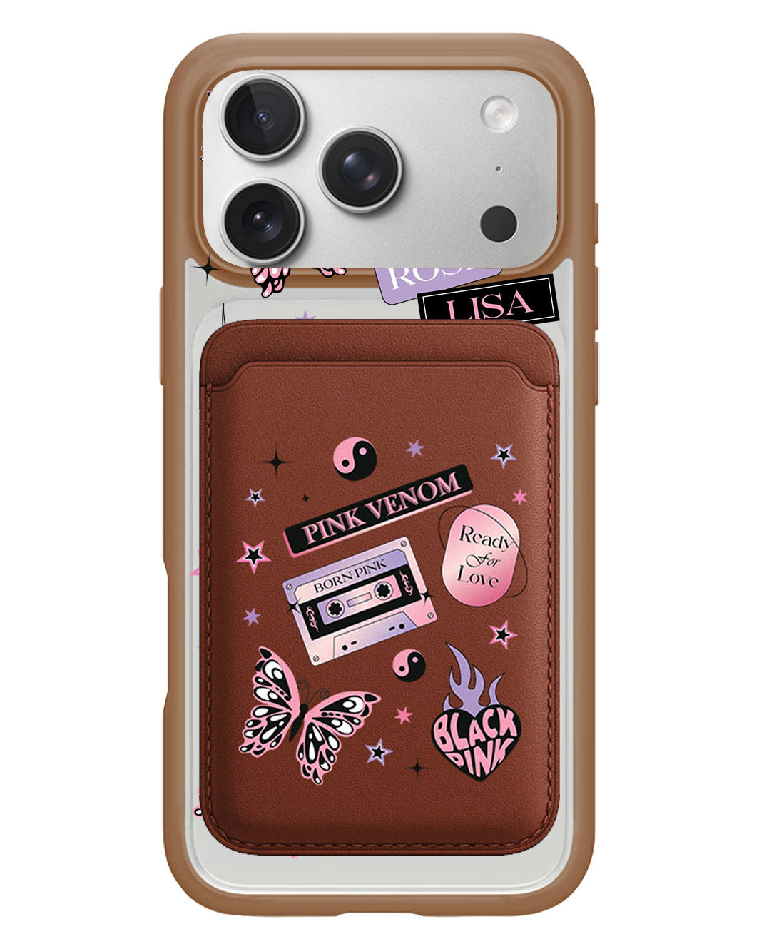 iPhone Magnetic Wallet Case - Blackpink Born Pink