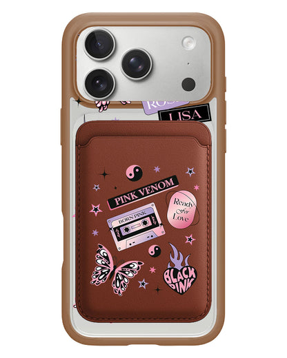 iPhone Magnetic Wallet Case - Blackpink Born Pink