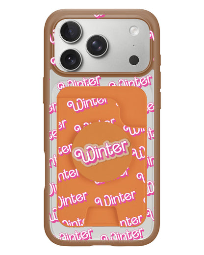iPhone Magpop Wallet - Barbie Monogram
