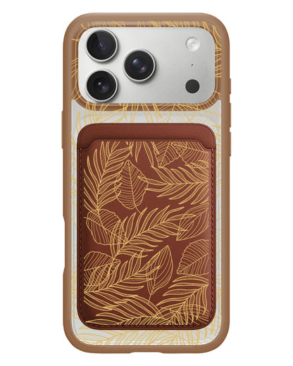 iPhone Magnetic Wallet Case - Sketchy Tropical 1.0