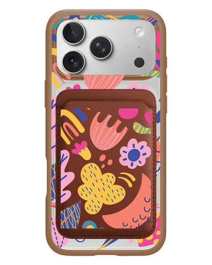 iPhone Magnetic Wallet Case - Florals
