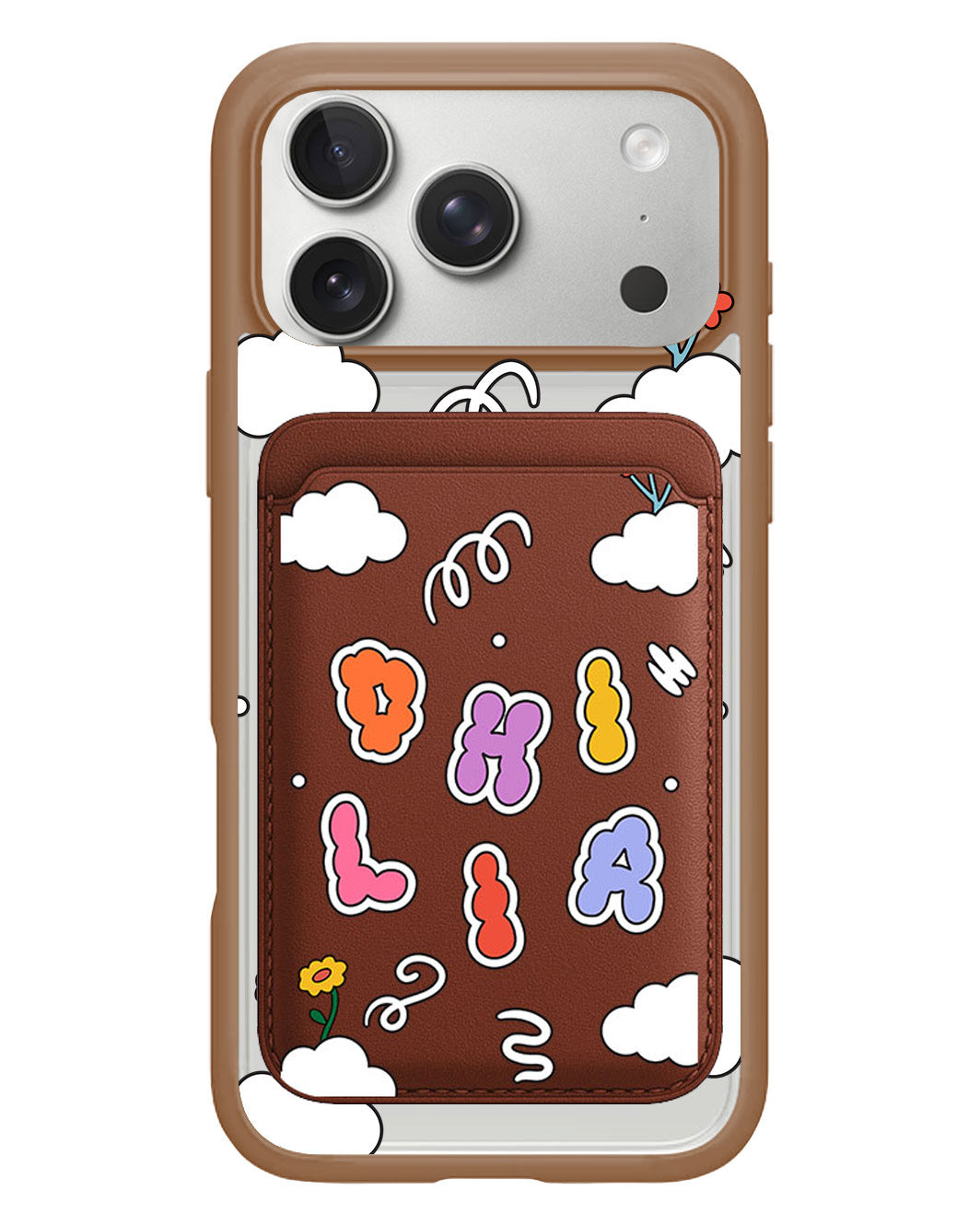 iPhone Magnetic Wallet Case - Adorable Monogram 6.0
