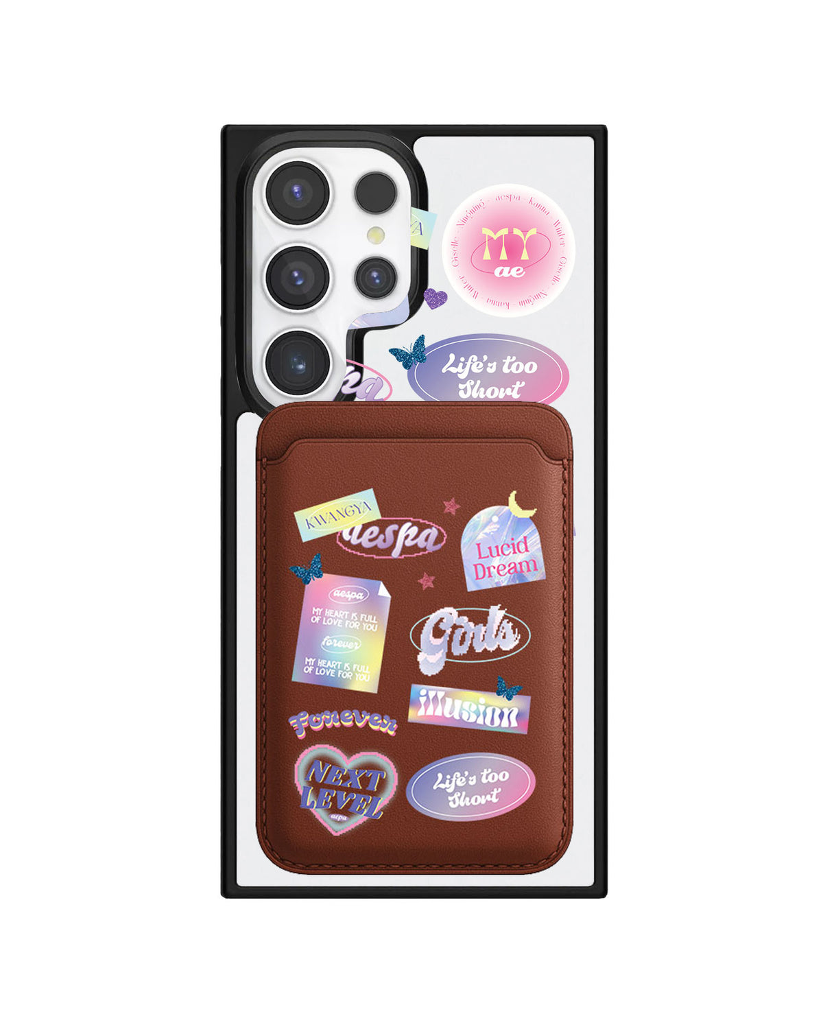Android Magnetic Wallet Case - Aespa Girls Pack