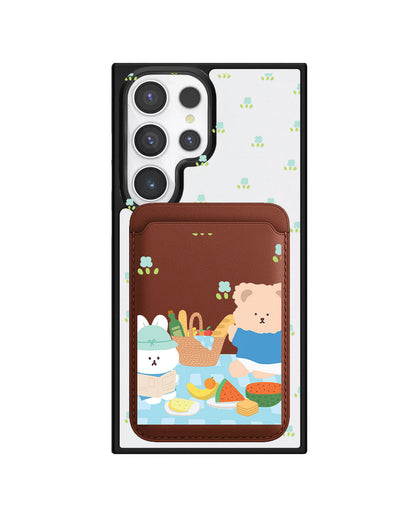 Android Magnetic Wallet Case - Picnic Blue