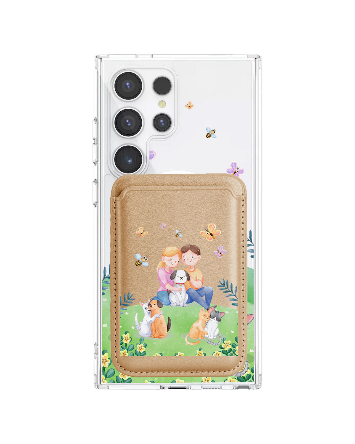 Android Magnetic Wallet Case - Adorable Animals