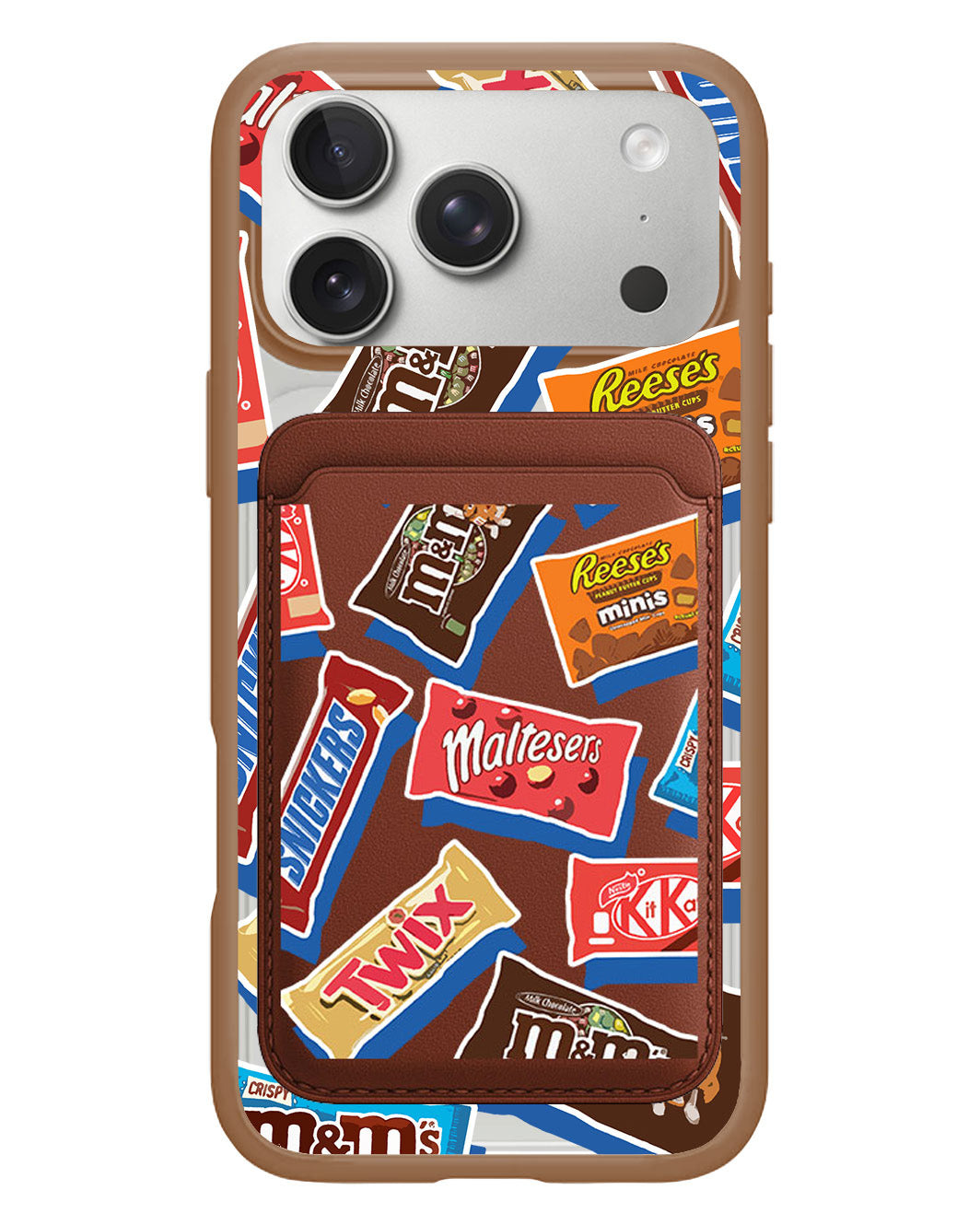 iPhone Magnetic Wallet Case - Choco Sweet