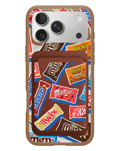 iPhone Magnetic Wallet Case - Choco Sweet