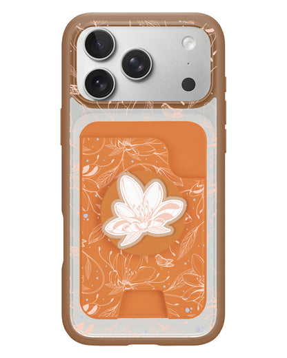 iPhone Magpop Wallet - Sketchy Flower & Butterfly 1.0