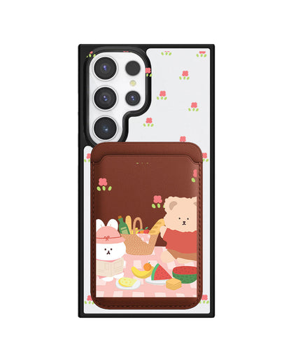 Android Magnetic Wallet Case - Picnic Pink