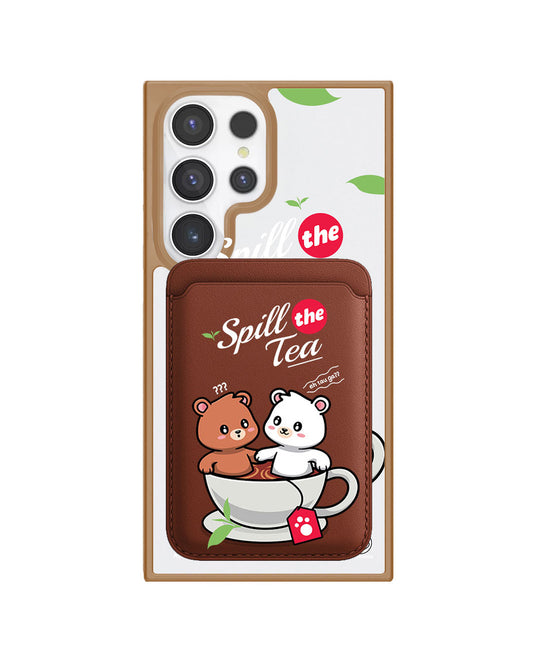 Android Magnetic Wallet Case - Spill the Tea