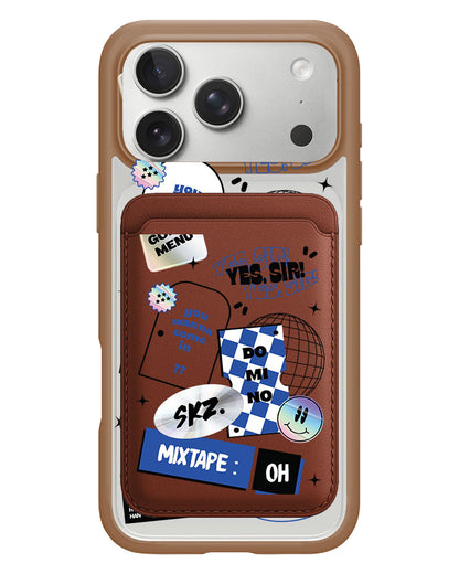 iPhone Magnetic Wallet Case - Stray Kids Sticker Pack