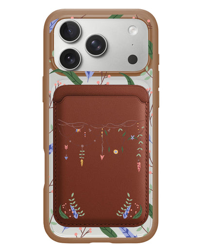 iPhone Magnetic Wallet Case - Bohemian