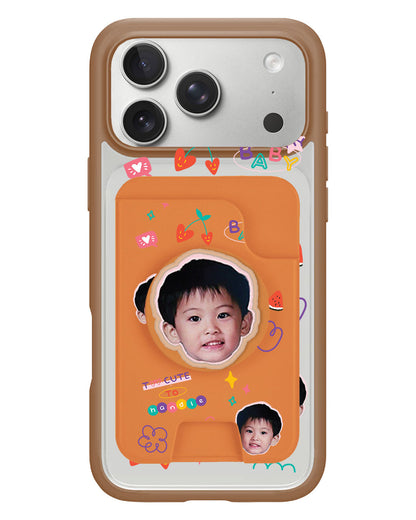 iPhone Magpop Wallet - Face Grid