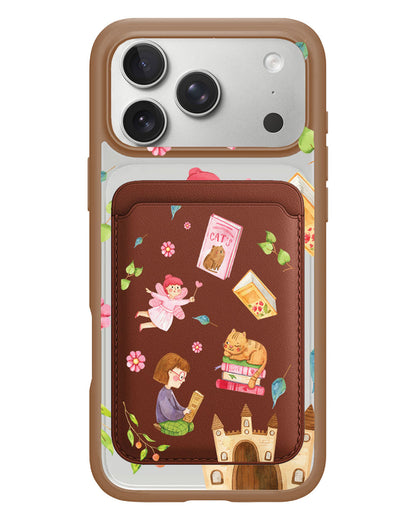iPhone Magnetic Wallet Case - Fairy Cat