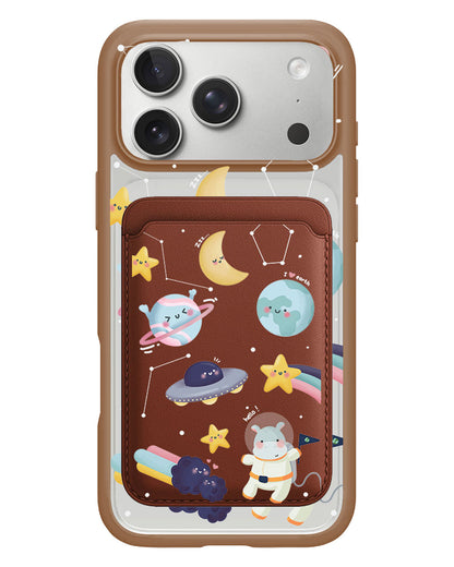 iPhone Magnetic Wallet Case - Galaxy (Artevefacts)