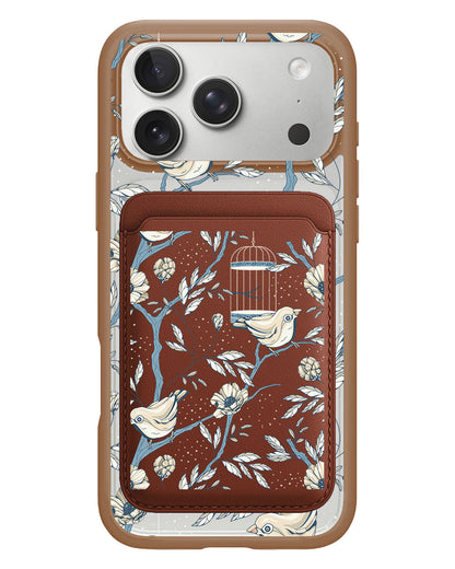 iPhone Magnetic Wallet Case - Lovebird 9.0